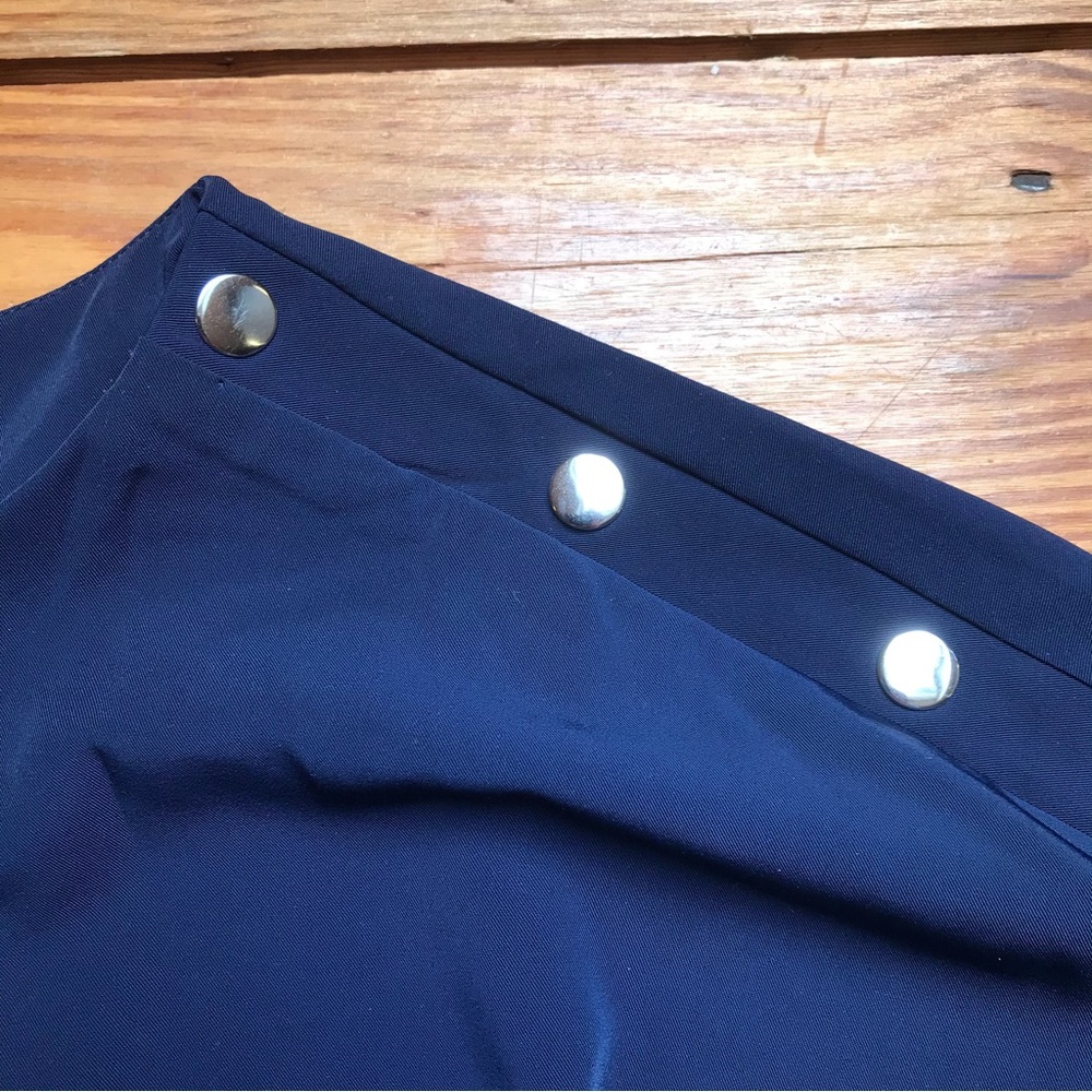 Spense Navy Sheath Tunic Dress with Metal Details, EUC, 14 - Picture 4 of 14